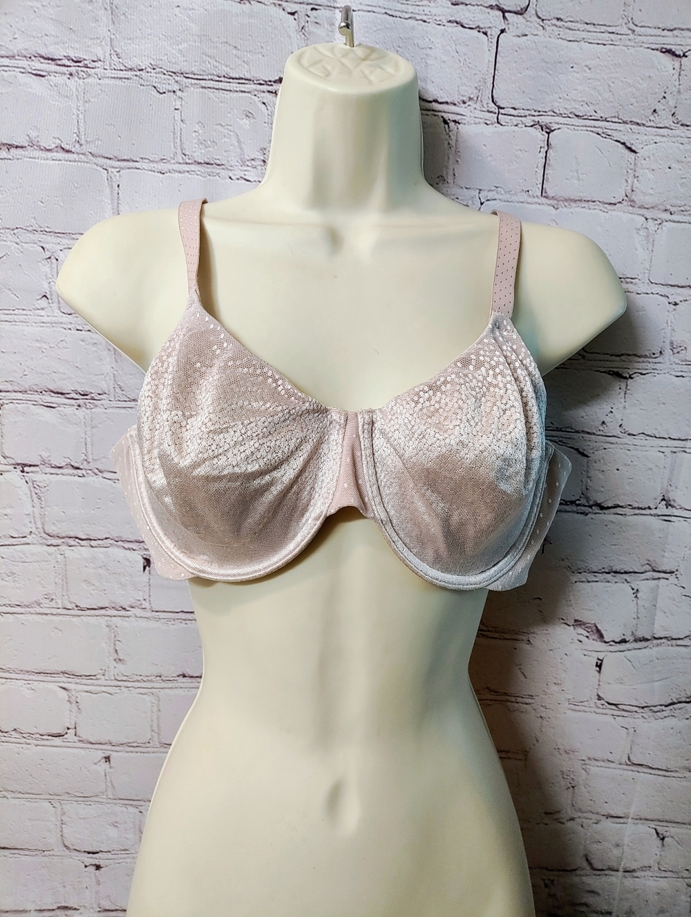 Wacoal Back Appeal Underwire Rose Bra 34D